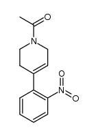 1-[4-(2-nitro-phenyl)-3,6-dihydro-2H-pyridin-1-yl]ethanone Structure