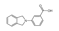 3-(1,3-dihydro-isoindol-2-yl)-benzoic acid structure