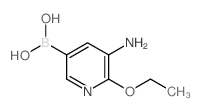 (5-Amino-6-ethoxypyridin-3-yl)boronic acid structure