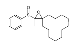 2-methyl-2-(phenylsulfinyl)-1-oxaspiro[2.11]tetradecane Structure