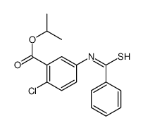 propan-2-yl 5-(benzenecarbonothioylamino)-2-chlorobenzoate Structure