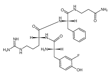 -D-Arg-Phe-βAla-NH2结构式