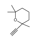 2-ethynyltetrahydro-2,6,6-trimethyl-2H-pyran structure