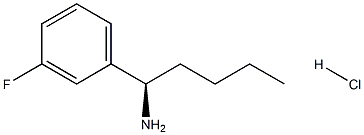 (1R)-1-(3-FLUOROPHENYL)PENTAN-1-AMINE HYDROCHLORIDE Structure