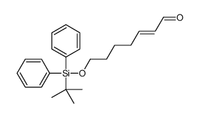 7-[tert-butyl(diphenyl)silyl]oxyhept-2-enal Structure