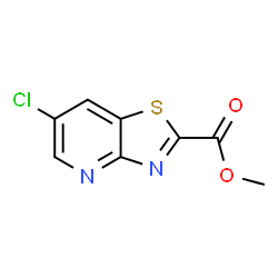 Methyl 6-chlorothiazolo[4,5-b]pyridine-2-carboxylate structure