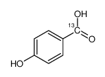 4-羟基苯甲酸-alpha-13c结构式