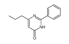 2-phenyl-6-propyl-4(3H)-pyrimidinone structure