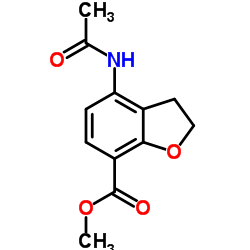 methyl 4-acetamido-2,3-dihydro-1-benzofuran-7-carboxylate Structure