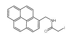 N-(1-PYRENEMETHYL)IODOACETAMIDE Structure