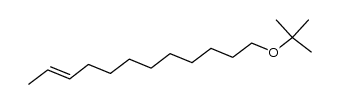 1-tert-butoxy-E-10-dodecen Structure