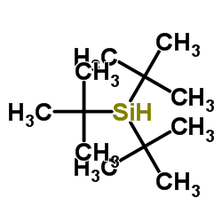 Tris(2-methyl-2-propanyl)silane structure