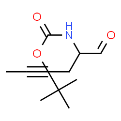 Carbamic acid, (1-formyl-3-pentynyl)-, 1,1-dimethylethyl ester (9CI) Structure