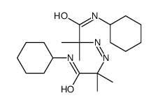 2,2'-AZOBIS(N-CYCLOHEXYL-2-METHYLPROPIONAMIDE) structure