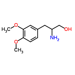 2-Amino-3-(3,4-dimethoxyphenyl)-1-propanol structure