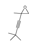 2-(3,3-dimethylbut-1-ynyl)-2-methyloxirane Structure