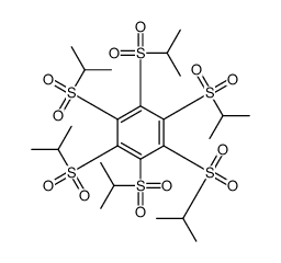 1,2,3,4,5,6-hexakis(propan-2-ylsulfonyl)benzene Structure