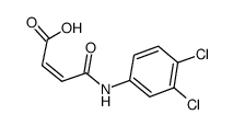 N-(3,4-二氯苯基)马来酸结构式