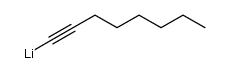 n-hexyl ethynyllithium Structure