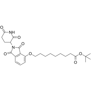 Thalidomide-O-C8-Boc结构式