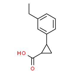 2-(3-乙基苯基)环丙烷-1-羧酸图片