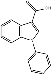 1H-Indole-3-carboxylic acid, 1-phenyl- structure