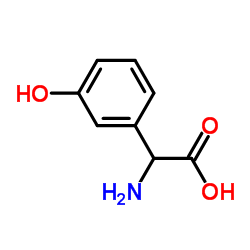 Amino(3-hydroxyphenyl)acetic acid structure