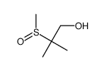 2-methyl-2-methylsulfinylpropan-1-ol结构式