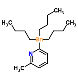 2-Methyl-6-(tributylstannyl)pyridine structure