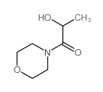 1-Propanone,2-hydroxy-1-(4-morpholinyl)- structure