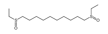 1,10-Bis(ethylsulfinyl)decane结构式