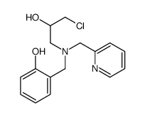 2-[[(3-chloro-2-hydroxypropyl)-(pyridin-2-ylmethyl)amino]methyl]phenol Structure