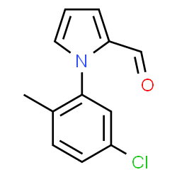 1-(5-CHLORO-2-METHYLPHENYL)-1H-PYRROLE-2-CARBOXALDEHYDE Structure