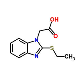 [2-(Ethylsulfanyl)-1H-benzimidazol-1-yl]acetic acid图片