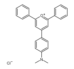 4-(4-dimethylamino-phenyl)-2,6-diphenyl-pyrylium, chloride结构式