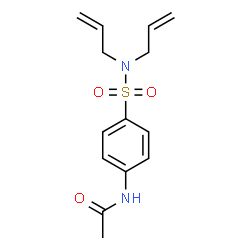 N-[4-[bis(prop-2-enyl)sulfamoyl]phenyl]acetamide Structure