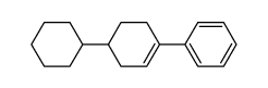 (4-Cyclohexyl-1-cyclohexenyl)benzene结构式