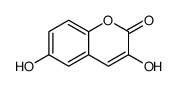 3,6-Dihydroxycoumarin结构式