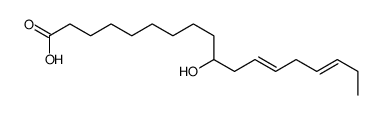 10-hydroxyoctadeca-12,15-dienoic acid Structure