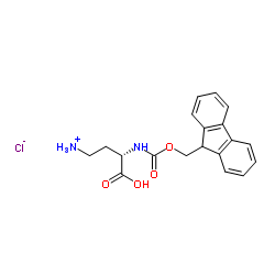 Fmoc-Dab-OH.HCl Structure