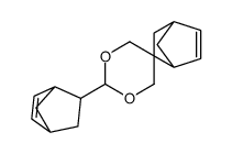 2'-bicyclo[2.2.1]hept-5-en-2-ylspiro[bicyclo[2.2.1]hept-5-ene-2,5'-[1,3]dioxane]结构式