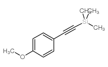[(4-甲氧基苯基)乙炔基]三甲基硅烷结构式