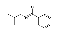 N-isobutylbenzimidoyl chloride结构式