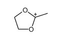 2-methyl-1,3-dioxolan-2-ylium Structure