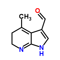 4-methyl-1H-pyrrolo[2,3-b]pyridine-3-carbaldehyde Structure