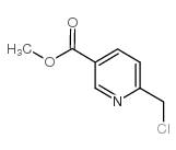 2-CHLOROMETHYLPYRIDINE-5-CARBOXYLIC ACID METHYL ESTER Structure