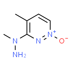 Pyridazine,4-methyl-3-(1-methylhydrazino)-,1-oxide (9CI) Structure