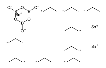 Boroxin,tris[(tripropylstannyl)oxy]- (9CI) structure