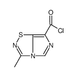 Imidazo[1,5-d]-1,2,4-thiadiazole-7-carbonyl chloride, 3-methyl- (9CI) Structure