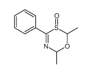 2,6-dimethyl-4-phenyl-6H-1,3,5-oxathiazine S-oxide结构式